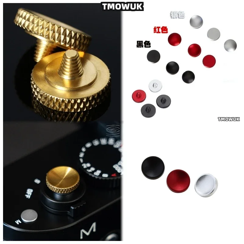 

For Sony RX10 II III IV A7M2 M2 M3 M4 M5 A6000 Concave Metal Shutter Release Button For Cameras