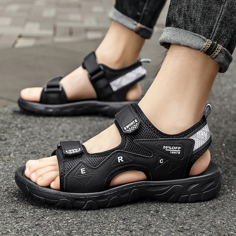 Summer sandals2026New model of the year: non-slip, wear-resistant, soft-soled Velcro slippers, waterproof beach shoes