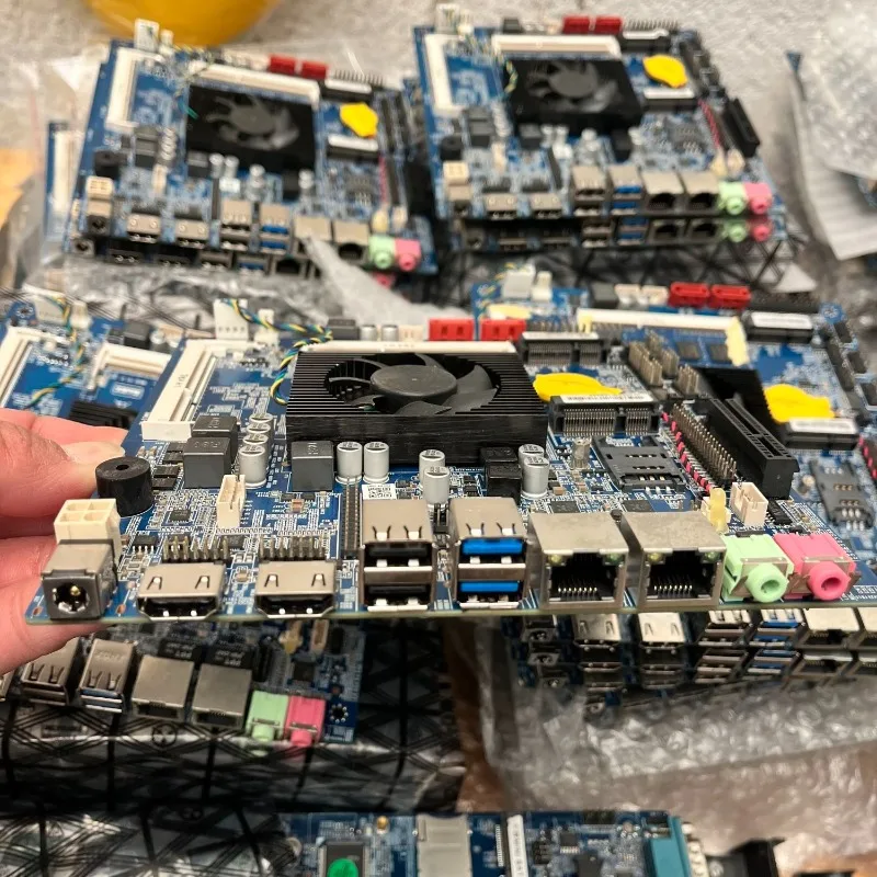 i3 i5 dual network port POS terminal, industrial computer, computer motherboard, mini soft router, mini 1037u motherboard