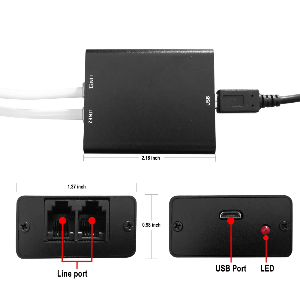 Mini Telephone Call Recorder,Record Telephone Voice Without Computer,Date &Time Stamp on Recorded File Mini Voice Recorder