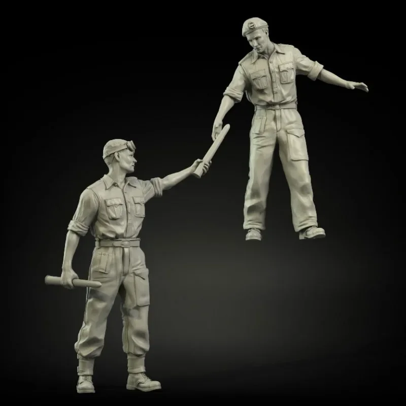 

1/35 Scale Resin Figure Model Kit British Army Loading Ammunition Soldier History Hobby Miniatures Unassembled & Unpainted