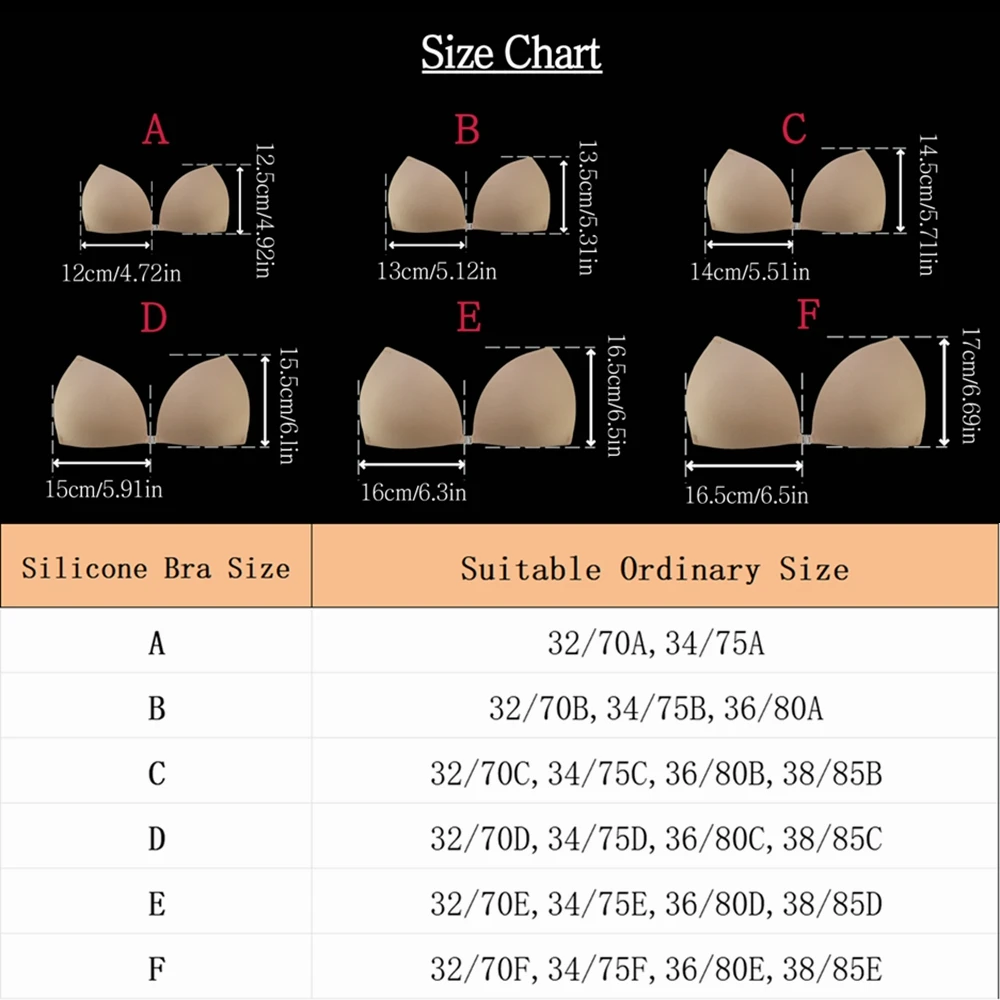 Sticky Bra for Women Backless Wedding Dress Silicone Plunge Deep U Neck Adhesive Bras Lift Boob Invisible Underwear Nipple Cover view 6