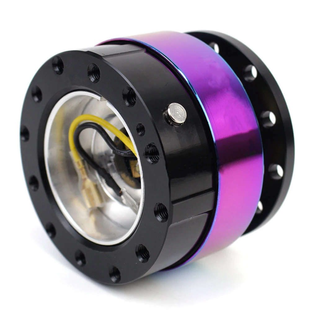 

Dingling Quick Disassembler Steering Wheel Metal Booster Pad Racing Steering Wheel Quick Release Device Car Accessories ﻿