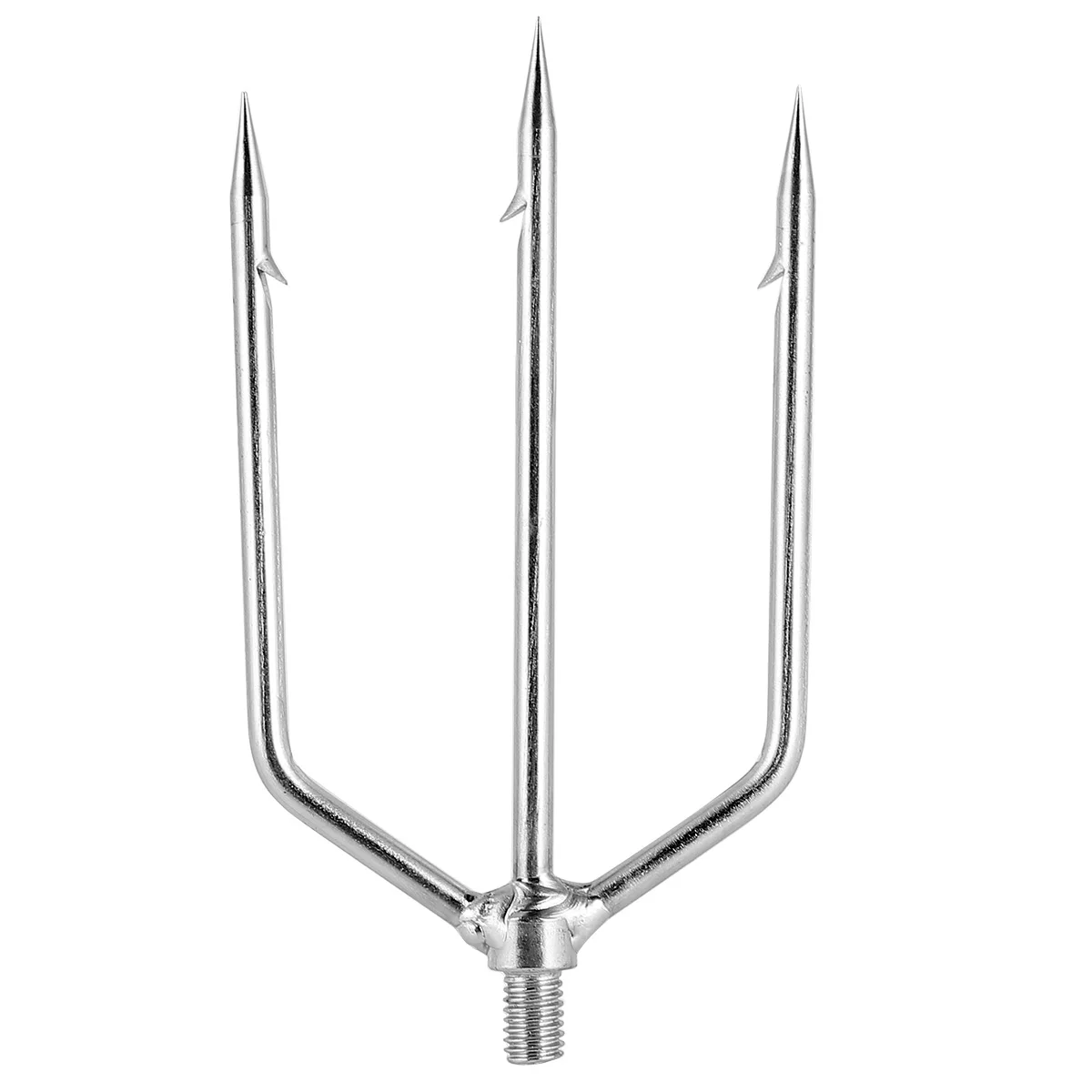 

Stainless Steel Fishing Barbed Hook Bold Silver Tackle Tool Durable Compact Universal 8mm Screw River Lake Stream