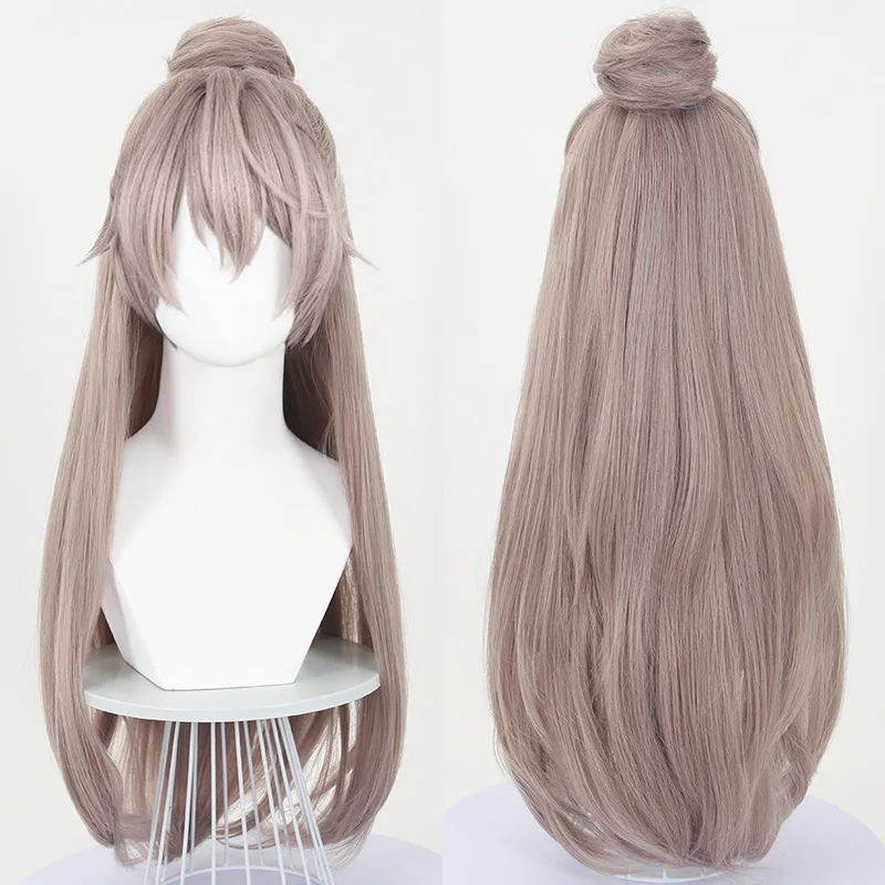 

Игра Аниме YuanJi Косплей Унисекс Серывато-Розовый Парик Термостойкие Синтетические Волосы Вечеринка Comic Con