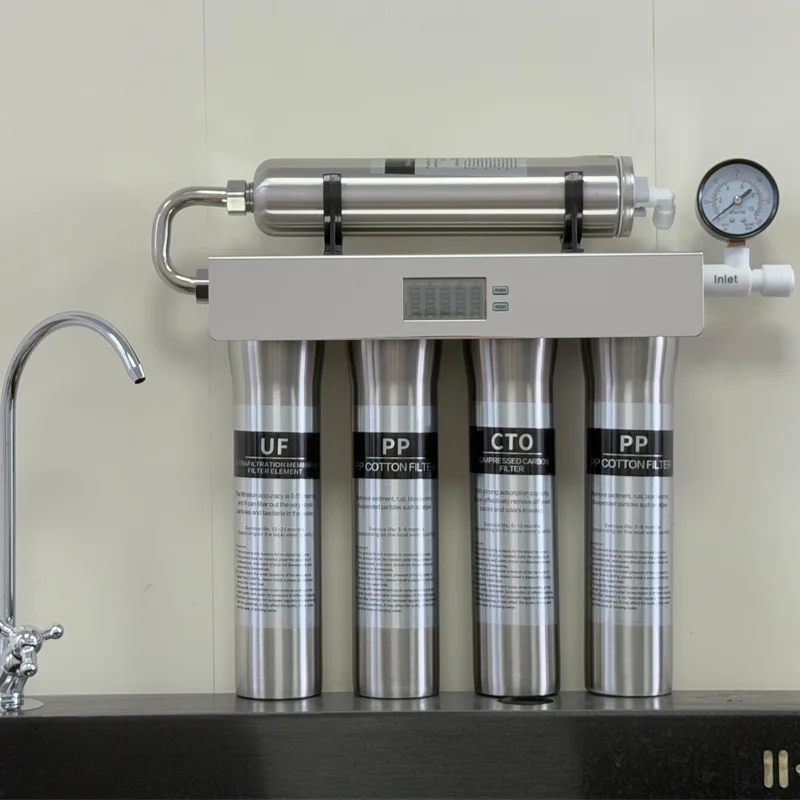 

EIRE 5-ступенчатый ультрафильтрационный очиститель воды со светодиодным интеллектуальным дисплеем, кухонный бытовой очиститель питьевой воды