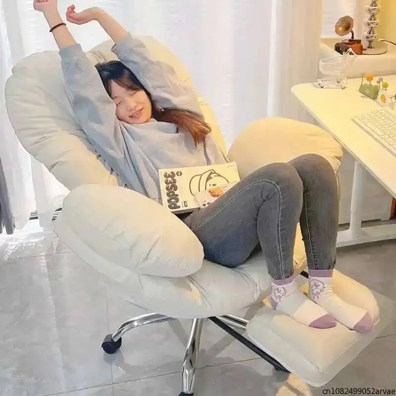 

Computer Back Comfortable Chair, Sofa Home Sedentary Desk Chair, Student Dormitory Bedroom Office Study Chair, Home Furniture