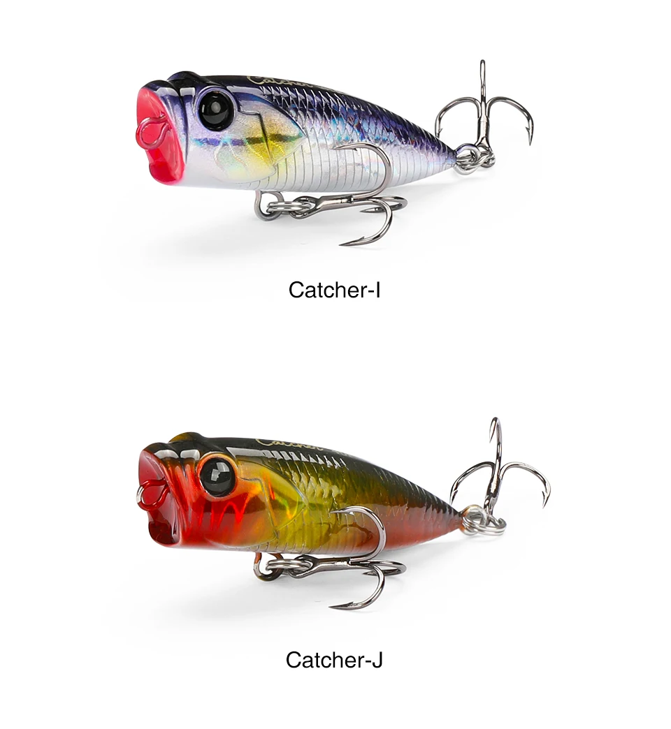 TSURINOYA 4 cm 3,3 g Angelköder Topwater Popper CATCHER 40F Hundespaziergang Action Harter Köder Leichtes Spiel Bass Rockfish Großes Mausmodell – Detail 18