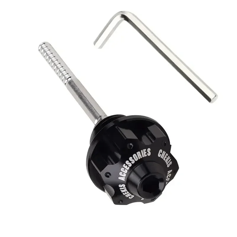 UHR125 UHR150 Scooter Anti-Theft Oil Screw Cover Ruler For Haojue UHR 125 150 CNC Aluminum Alloy Modification Accessories