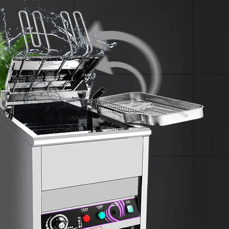 30L Commercial Electric Deep Fryer Stainless Steel Chicken Frying Kitchen Equipment