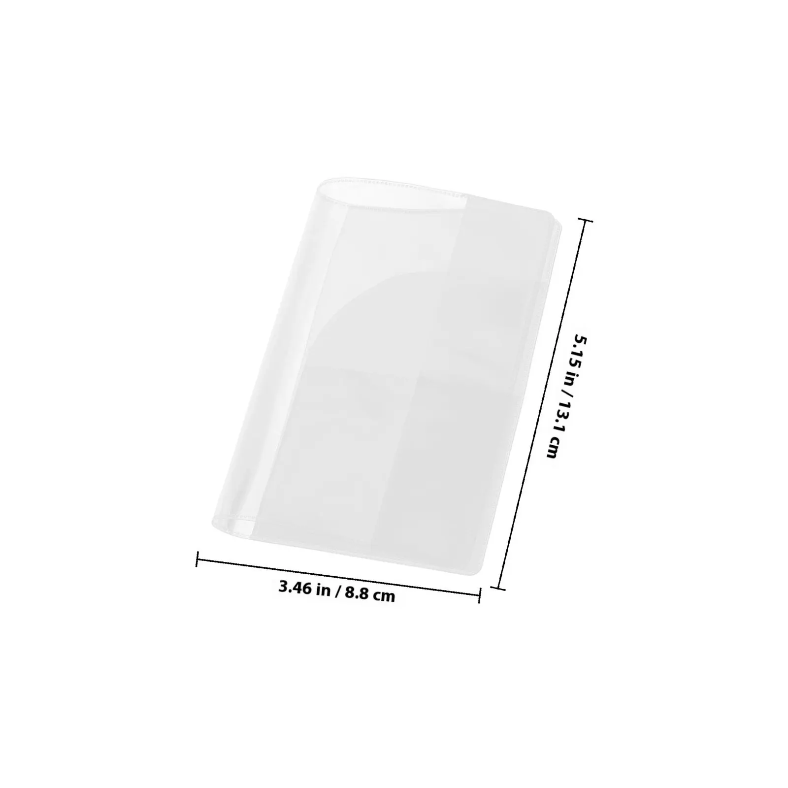 5Pcs Waterproof Passport Holder Clear Transparent Travel Document Organizer Sleeve for Airport Concert Checkpoints Passport Case