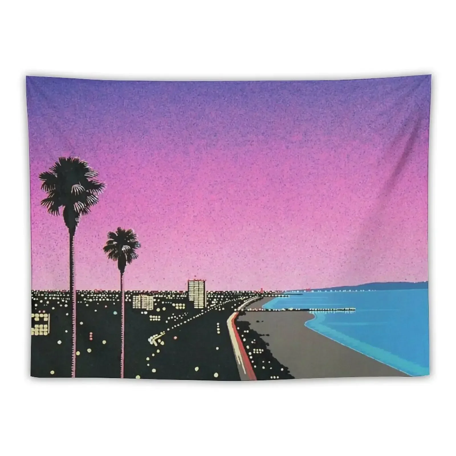 Hiroshi Nagai Vaporwave Bendro Tapestry Aesthetic Room Decoration Hanging Wall Tapestry