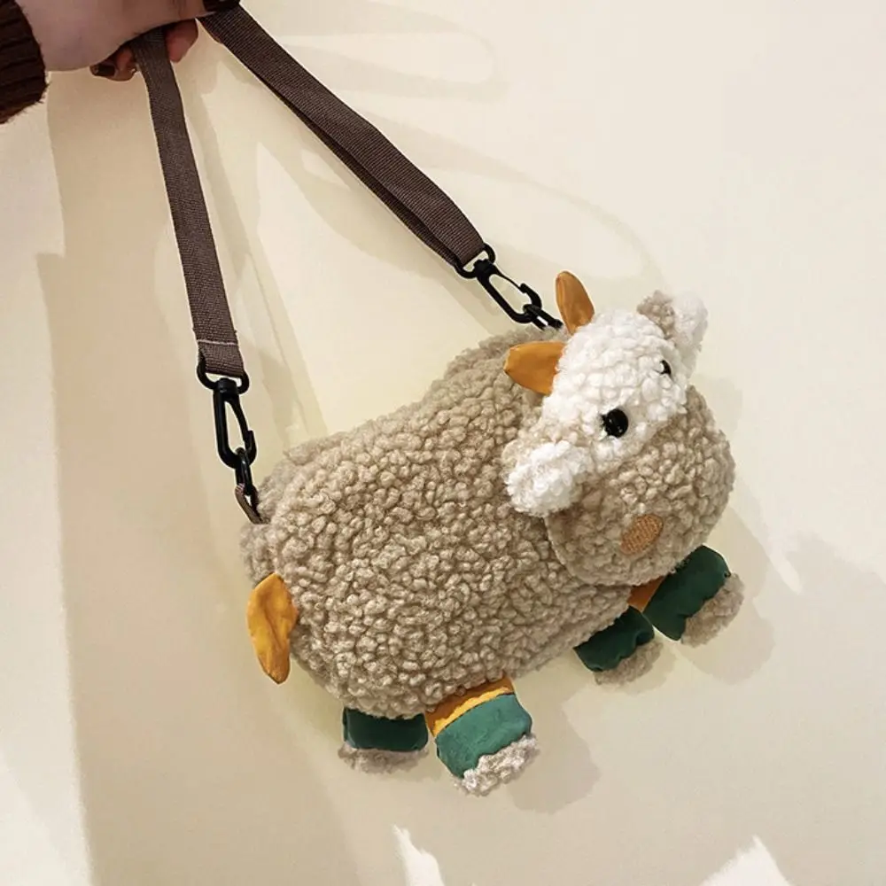 Small For Women Plush Cute Coin Case Purse Girls Handbag Crossbody Bag Cartoon Bag Messenger Bag