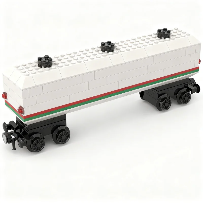 2754pcs MOC Octan Oil Terminal Classic Town 12V Train Town Classic Town Model Building Blocks Construction Toy Christmas Gift