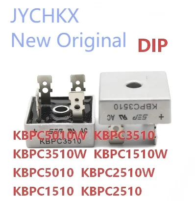 2/PCS New KBPC1510 KBPC2510 KBPC3510 KBPC5010 KBPC1510W KBPC2510W KBPC3510W KBPC5010W DIP Bridge pile In Stock