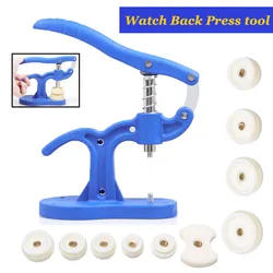 Watch Back Press Tool Set Capper Back Cover Press Tool Fitting Dies Remover Closer Watch Repair Tool Kit for Watchmaker 12pcs