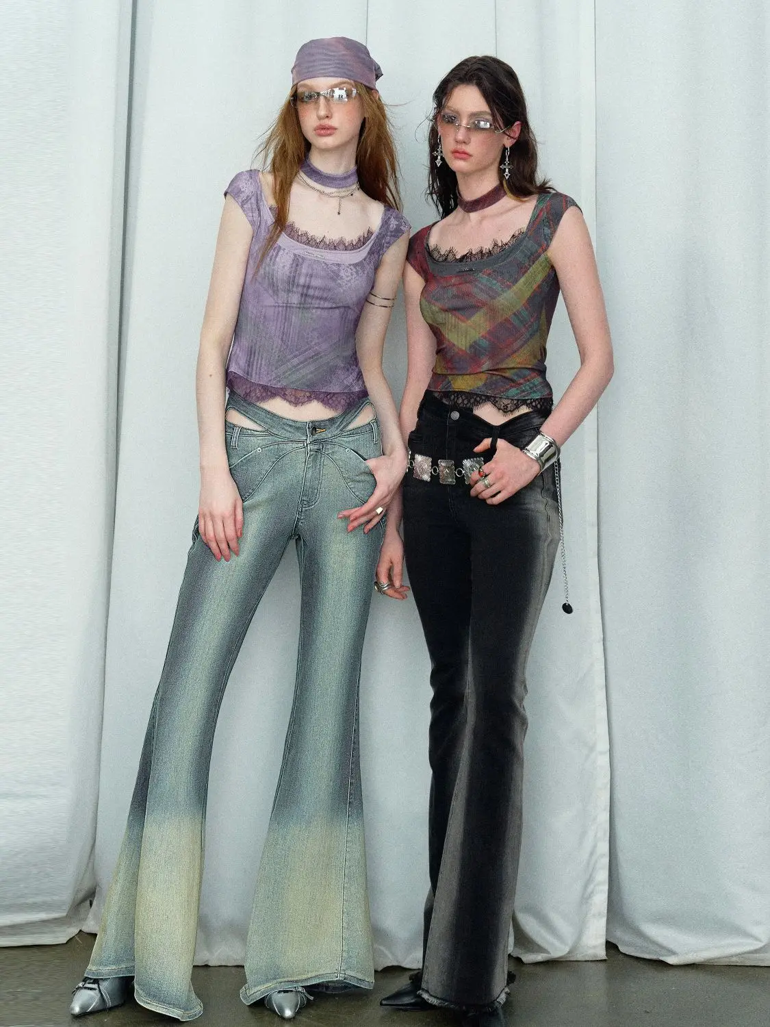 レトロパンクロック女性 Tシャツ原宿 Y2K ゴシックサブカルチャーストリートヴィンテージユーズド加工トップデザインプリント Tシャツファッションシック