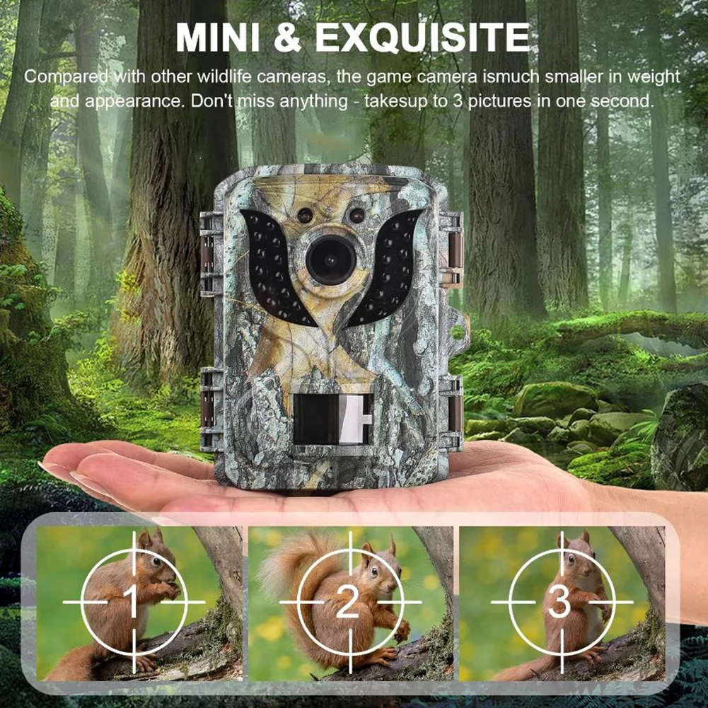 

Wild-life Trails Camera Ip66 Waterproof PIR Motion Night-Vision Camera For Outdoor Wild-life Monitoring