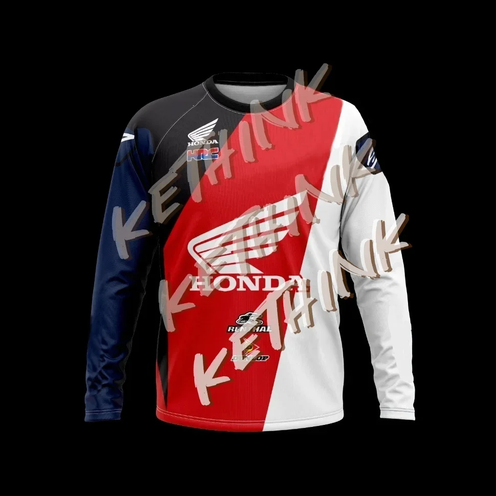

Honda 2026 Off Road Motorcycle Quick Dry Breathable Jersey Mountain Bike Racing T-Shirt Comfortable Riding Ropa Motocross Hombre