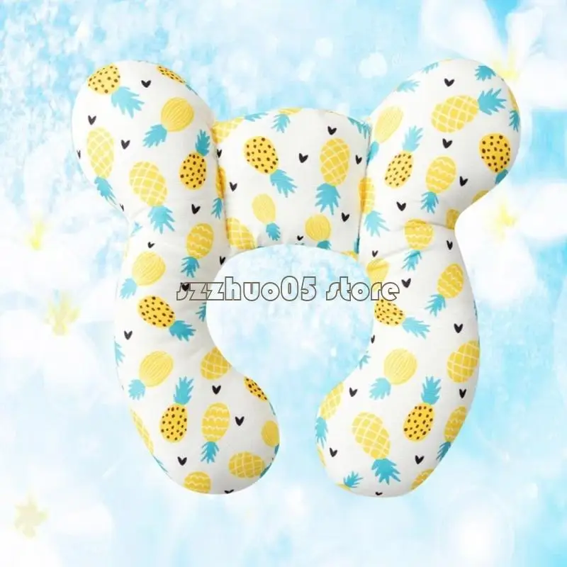 وسادة دعم رقبة الطفل مناسبة للسفر من M3GE، تصميم قابل للغسل من أجل نوم طويل أثناء الركوب #3