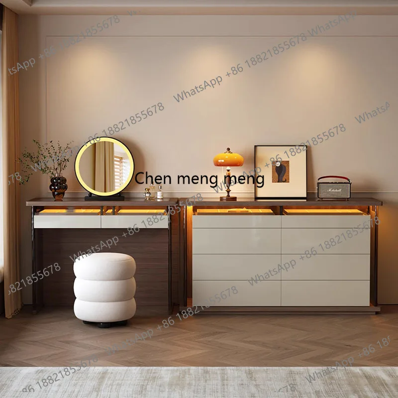 

Makeup Organizer Dressing Table Filing Cabinets Cabinet Storage Makeup Vanity Table Mirror Desk Vestidores Chinese Furniture