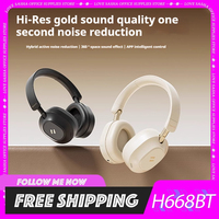 Havit H668BT Wireless Headphone Hybrid Active Noise Cancelling 360 Spatial Sound Effects Low Latency Custom Sport Gaming Headset