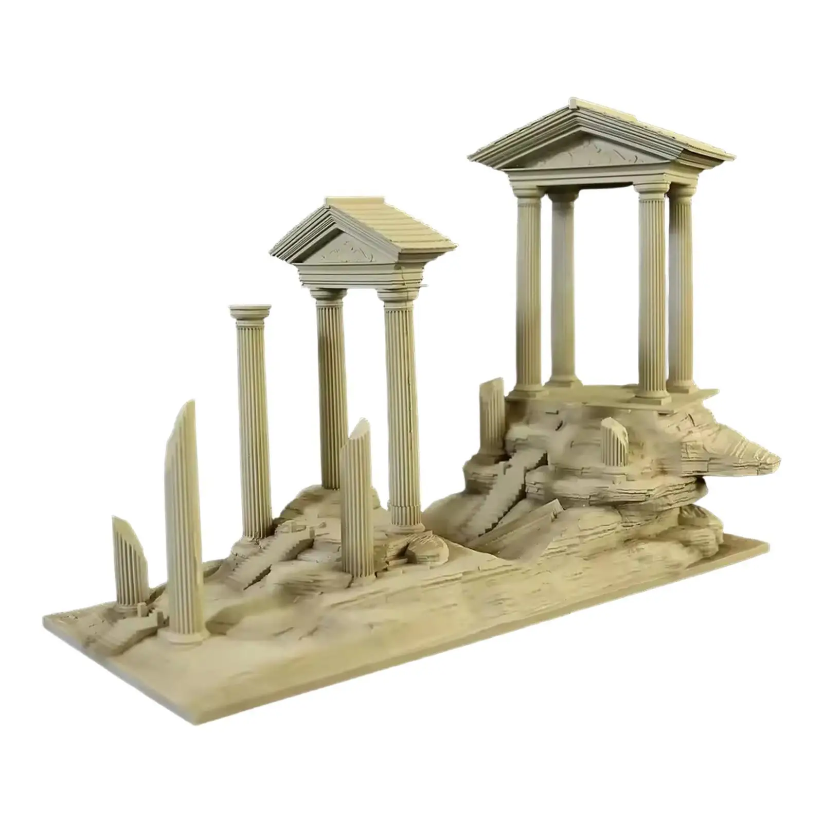 

Мини-римская колонна, украшение для аквариума, статуя из смолы, убежище, камни, декоративные для аквариумных изделий