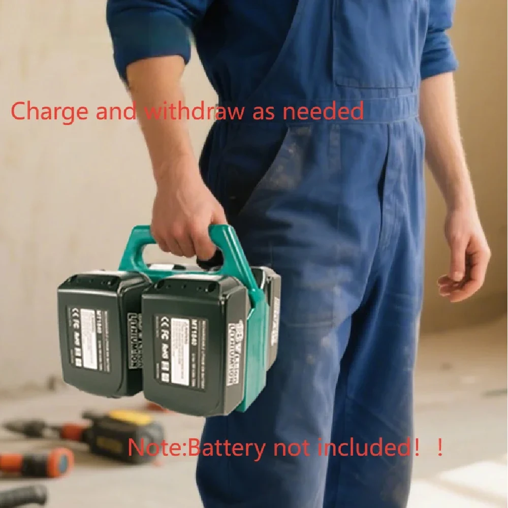 4 Battery Case Mount Holder Portable Storage Rack Basket Bracket For Makita 18V Lithium Ion Batteries BL1830 BL1815 BL1430