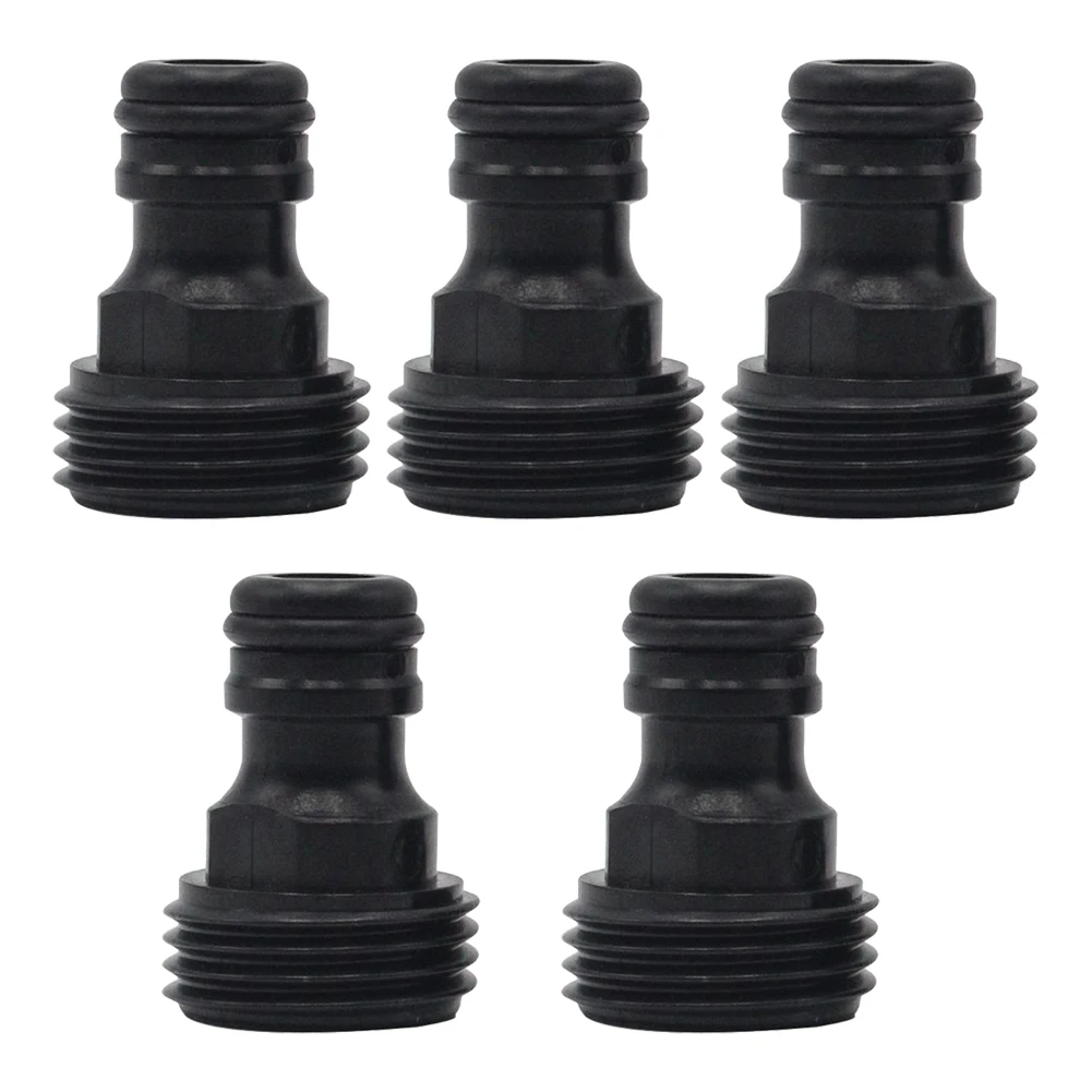 5PCS 1/2 Inch For BSP Threaded Faucet Adapter Plastic Quick Coupling For Garden Water Hose Pipe Fitting Connector