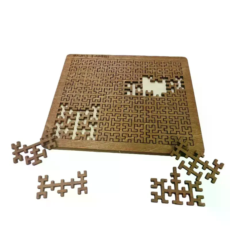 1/2/5 個不可能なジグソーパズル頭の体操タングラムボードゲーム不可能な木製 IQ パズルおもちゃ大人のための