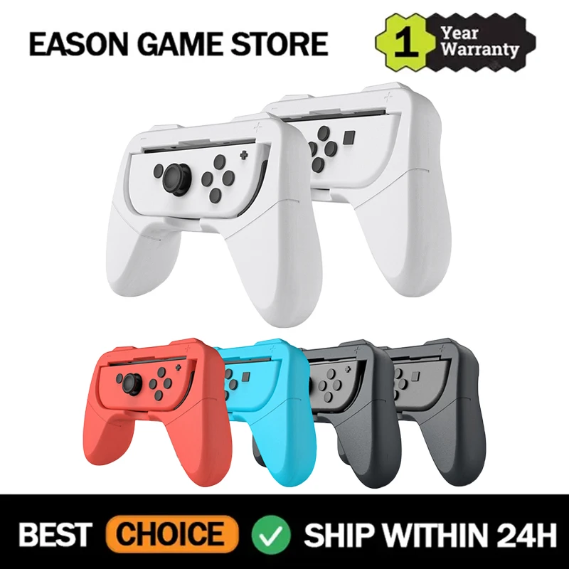 2 Pcs Joycon Bracket Stand Holder for Swith OLED Console Joy-con Gamepad Shell Hand Grip Accessories