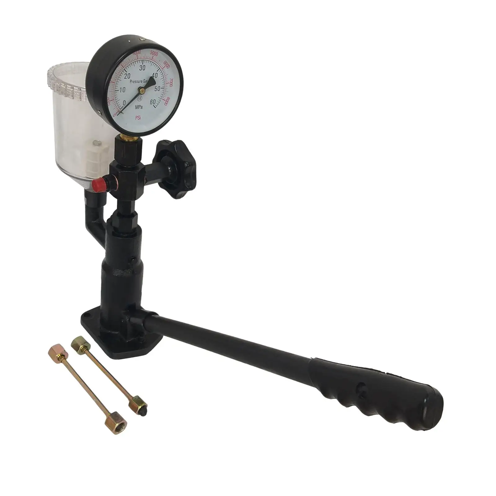 Diagnostic Cylinder Tool Kit Iron Common Rail Injector Nozzle Tester for Diesel Engine Maintenance