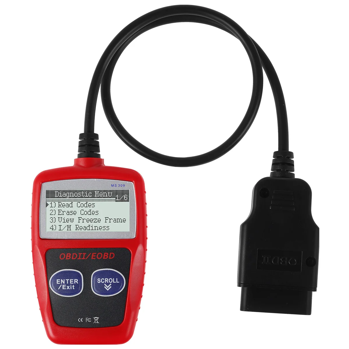 Car Fault Code Reader Engine Diagnostic Scanner OBD2 Scanner Read and Erase Fault Code View Freeze Data CAN Diagnostic Tool