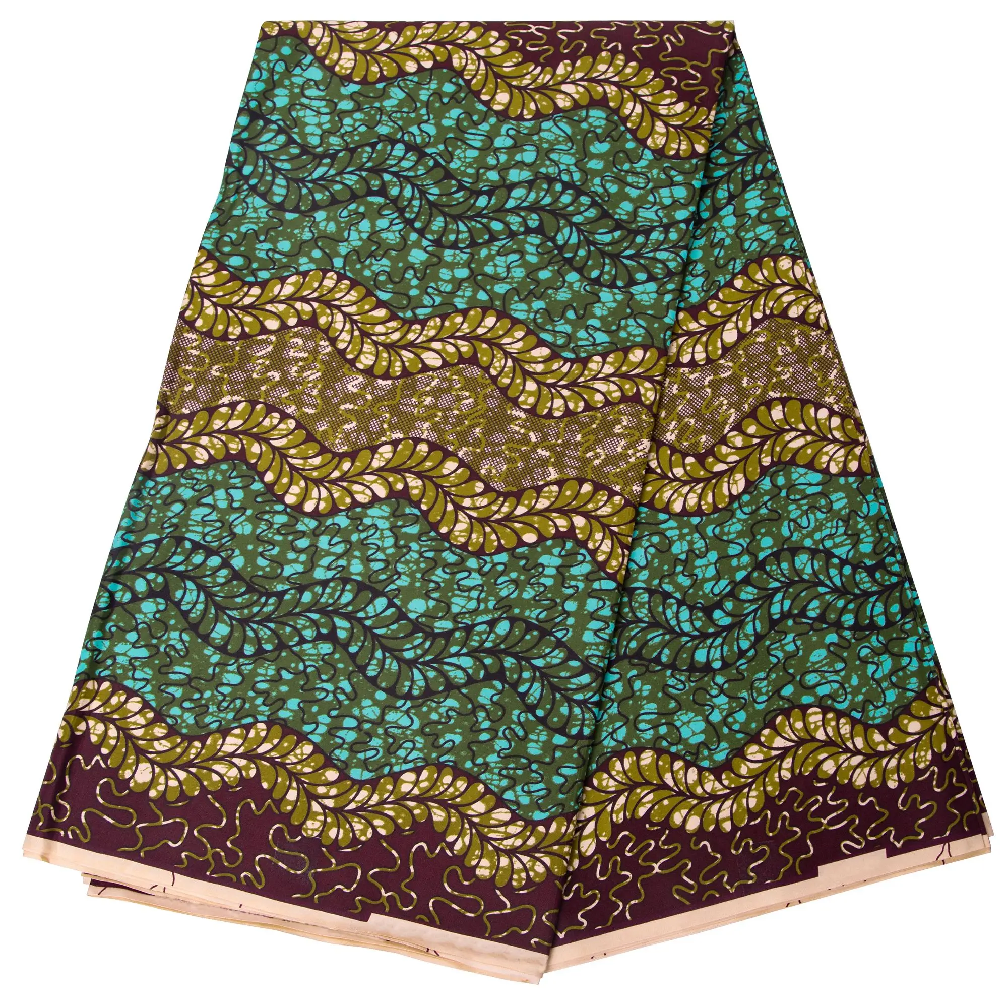 

African Fabric By The Yard Designer Soft Polyester Meterial for Handwrok Sewing Party Dress Fabrics