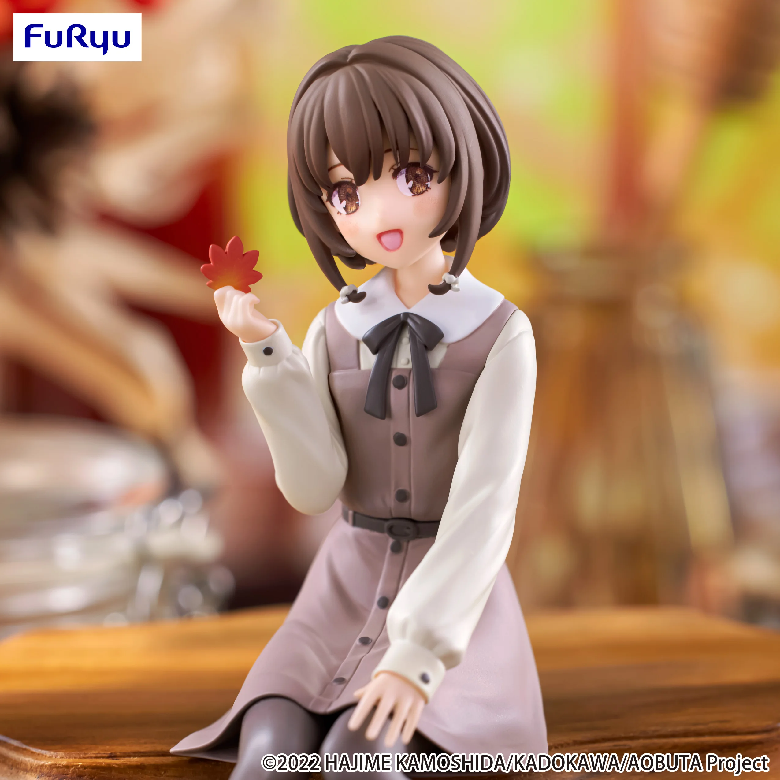 Original Furyu Rascal Does Not Dream Kaede Azusagawa Noodle Stopper Autumn Coordinate Ver.Anime Figure Action Model Toys Gift