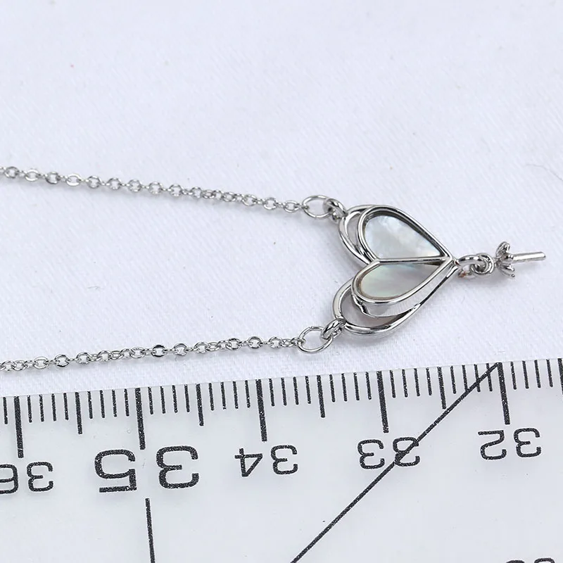 

Заготовка для кулона из 14-каратного золота с двойным корпусом и жемчужиной, для самостоятельного изготовления, для женщин, в стиле DIY