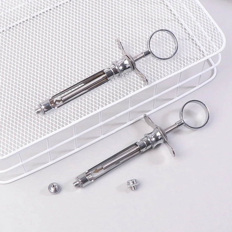 

[WHB] Стоматологические шприцы-крючки из нержавеющей стали с 2 наконечниками, 1,8 мл, для оральных материалов