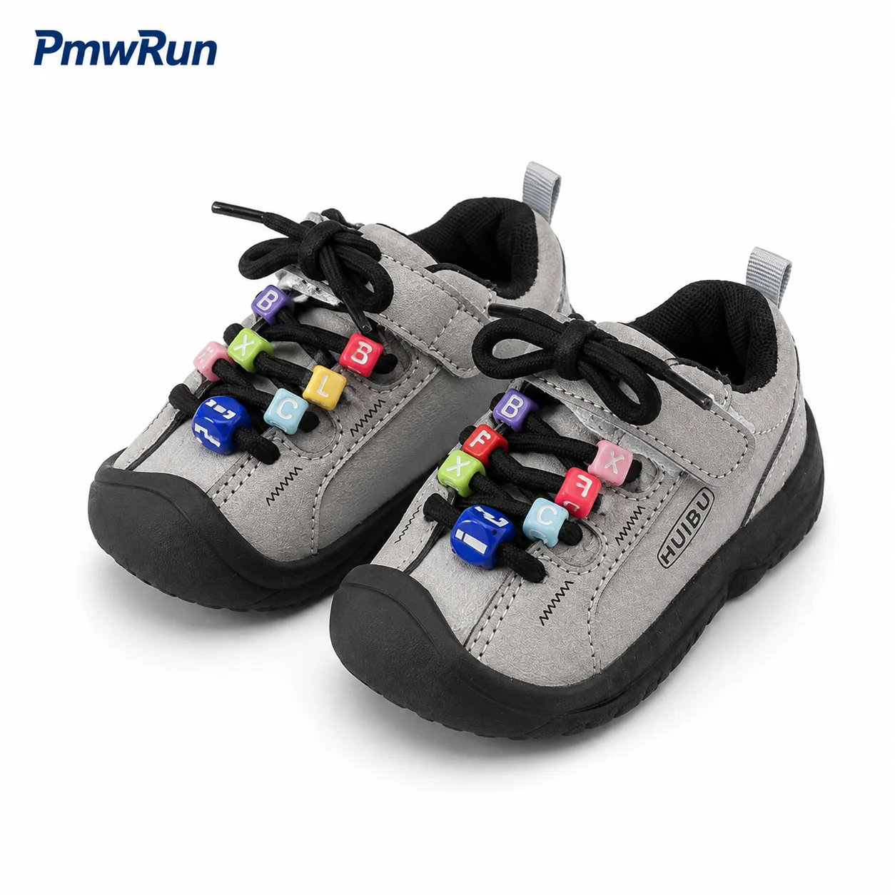 PU Leather Sport Shoes For Children Trend Fashion Kid's Sneakers Ergonomics Anti-slippery Running FOotwear Boys Girls