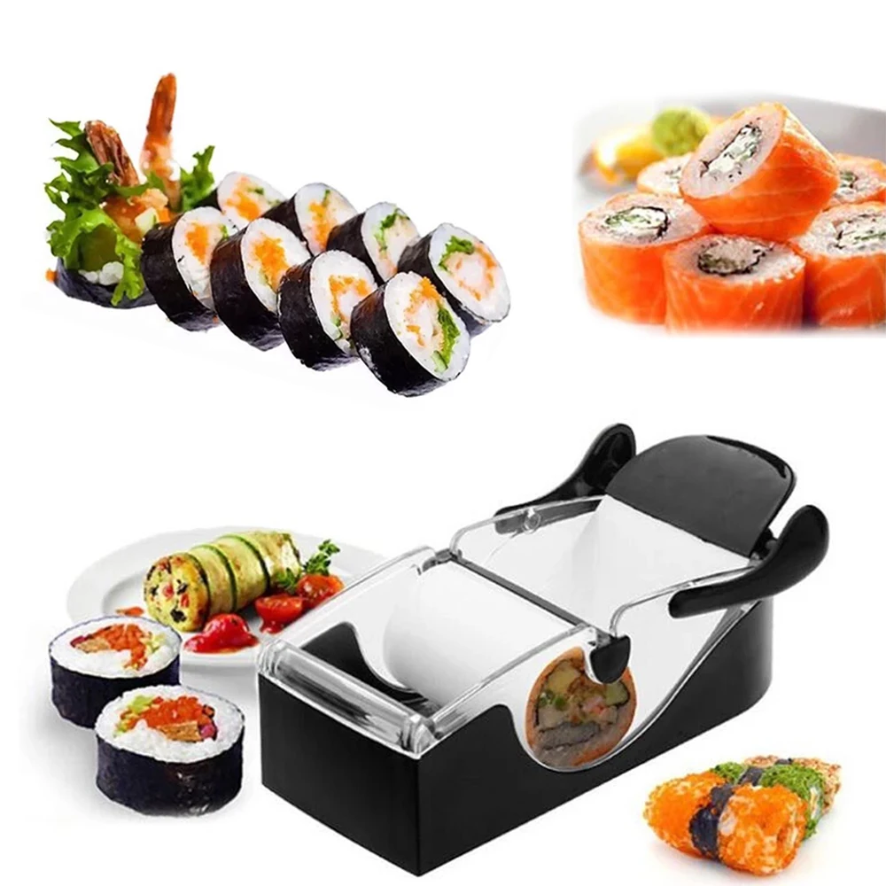 

Magic Rice Mold Sushi Maker Roller Machine DIY Japanese Bento Vegetable Meat Sushi Rolling Tool Kitchen Gadgets Accessories
