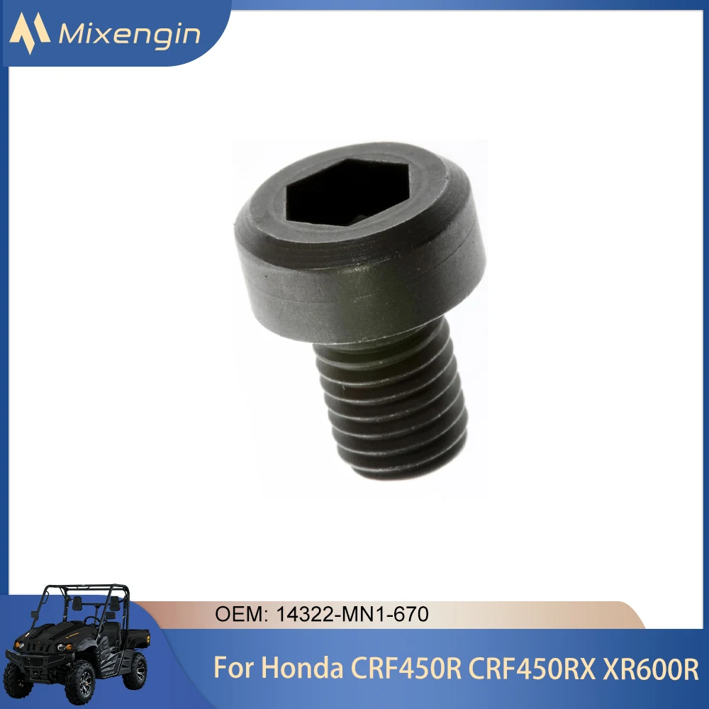 Motorcycle Cam Sprocket Bolts For Honda CRF450R CRF450RX XR600R 14322-MN1-670 1990-2024