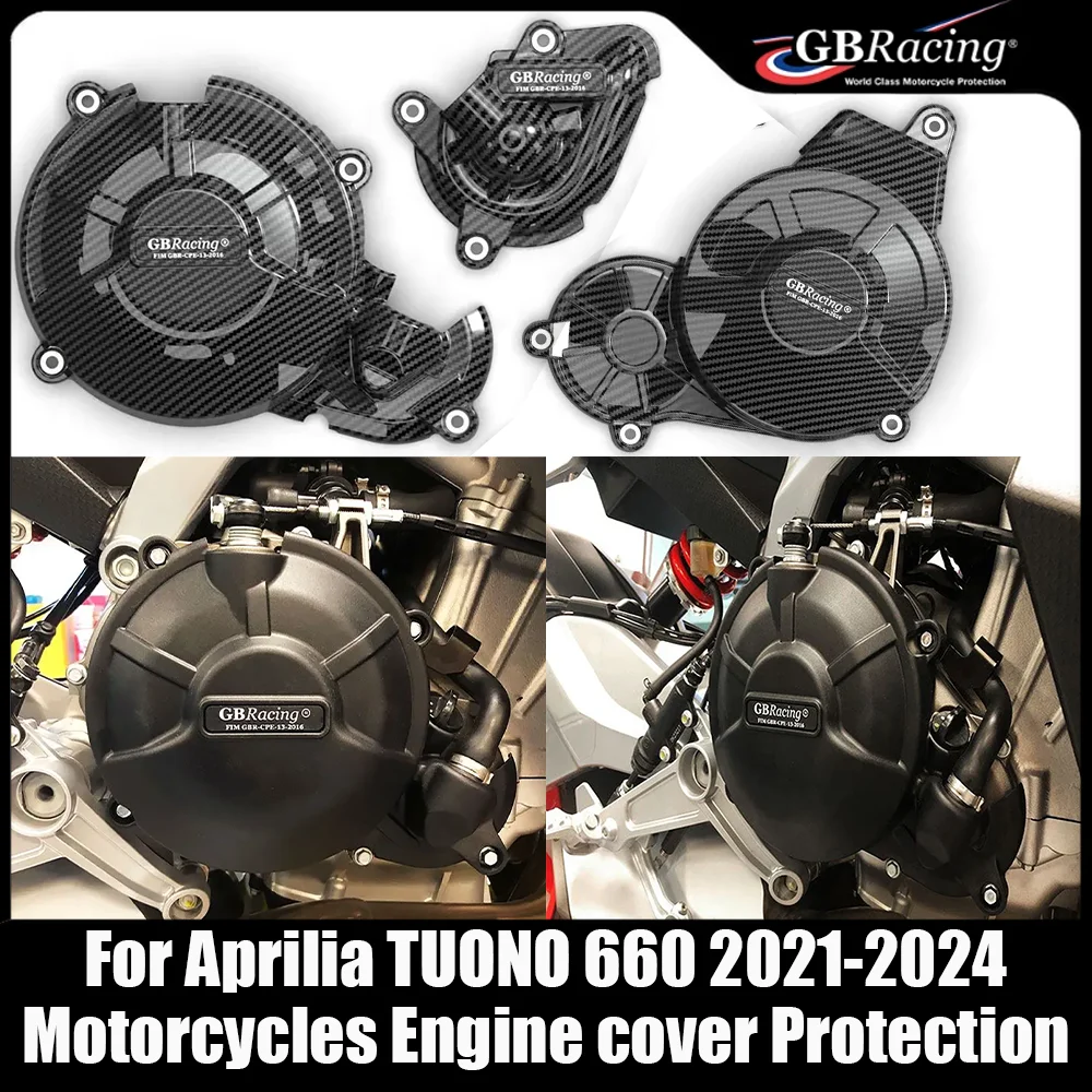 

TUONO 660 GBRacing Motorcycles Engine cover Protection case For Aprilia tuono 660 2021 2022 2023 2024 Engine Covers Protectors