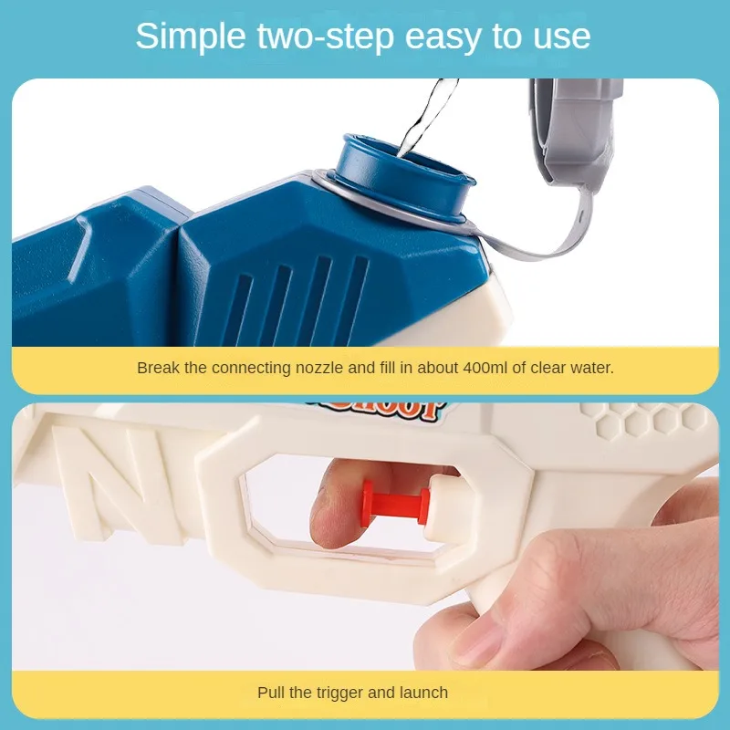 Kinderen Dubbel Mondstuk Waterpistool Speelgoed Grote Capaciteit Zomer Strand Zwembad Vecht Spel Hogedruk Watergeweren Voor Kinderen Geschenken