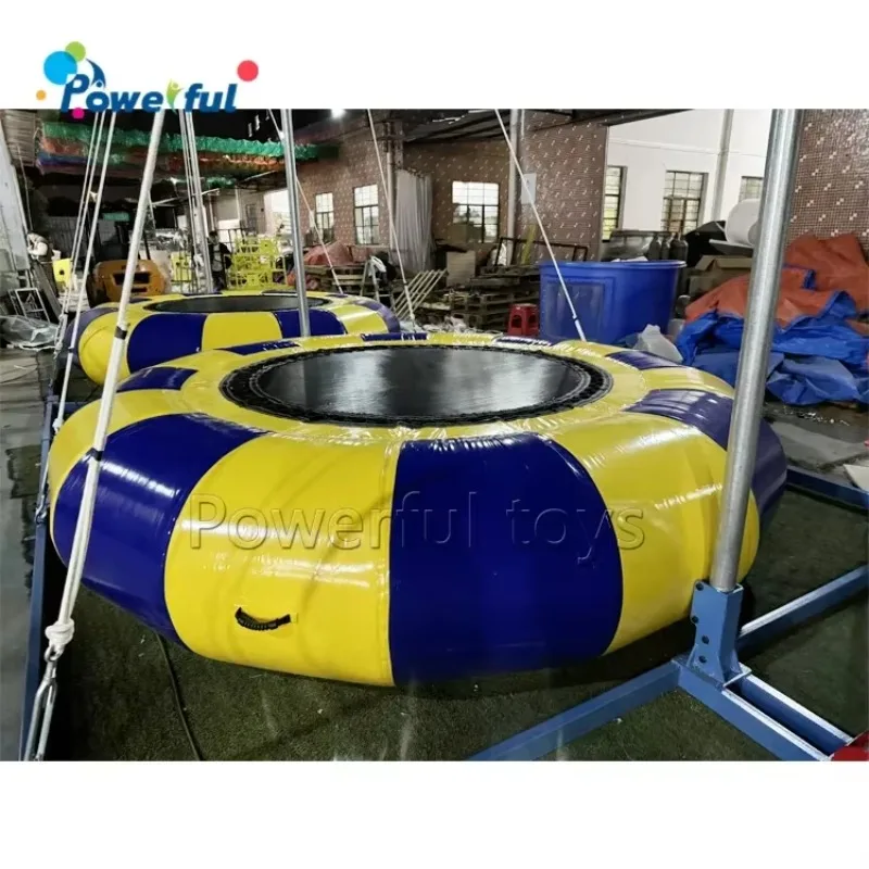 Sport game soft bungee bounce inflatable  bungee  jumping trampoline