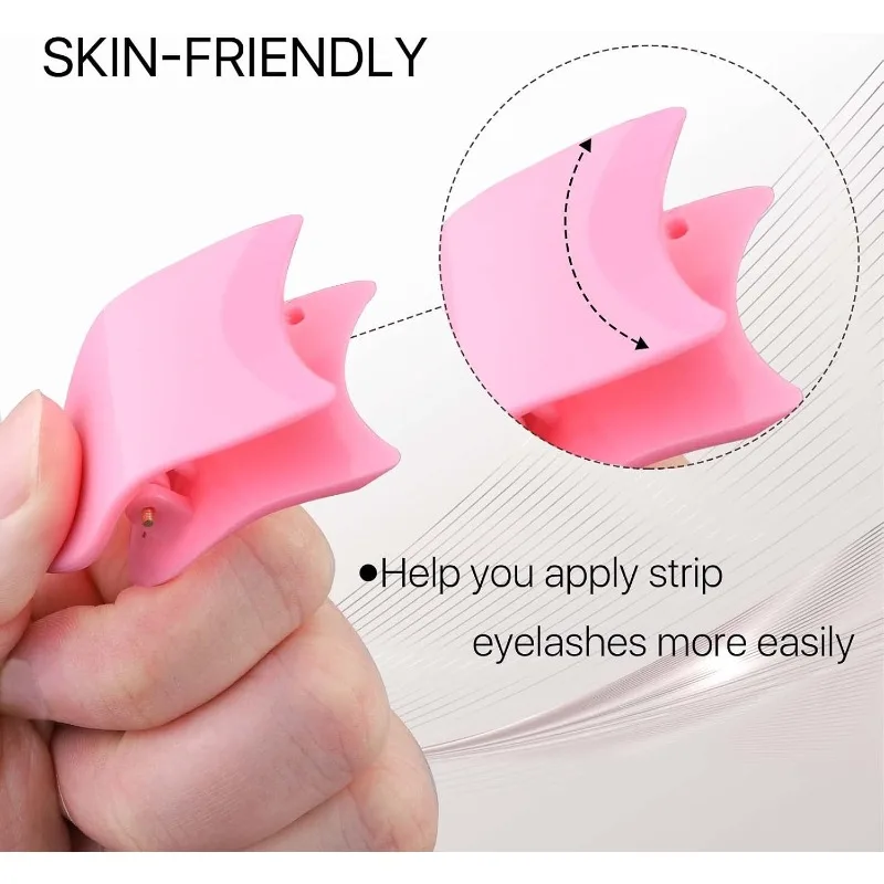 Eyelash Applicator Tool 35mm Width Lash Applicator Clip, 1PCS Eyelash Tweezers for False Lashes