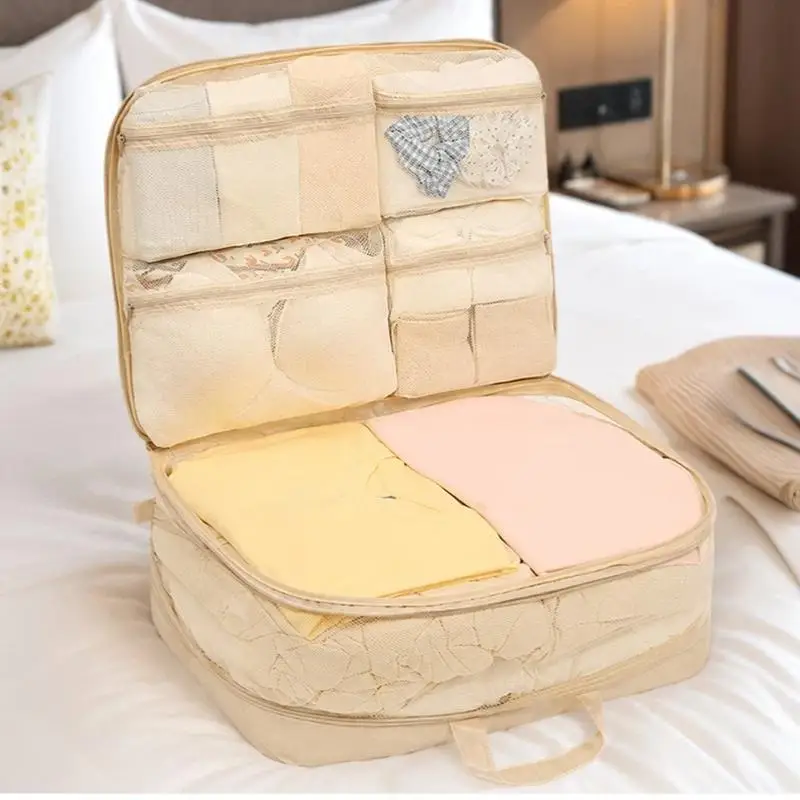 5 In 1 Expandable Travel Packing Cubes Compression Luggage Organizer for Vacation Business Trip Suitcase Storage
