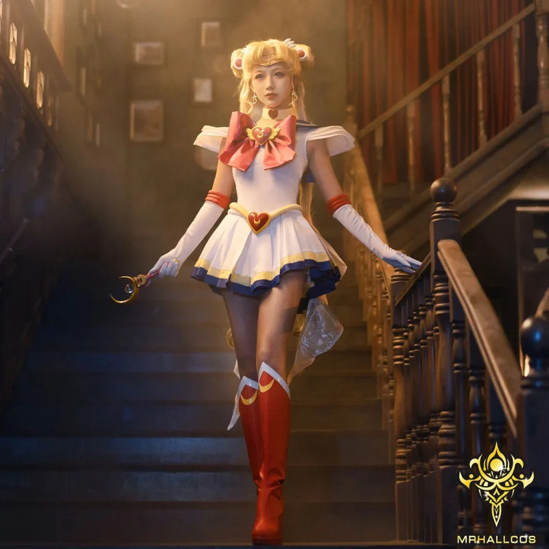 MRHALLCOS-أنيمي تأثيري زي للأطفال ، بحار ، أوساجي ، تسوكينو مون ، جرافات ، فستان كريستال ، حفلة الهالوين ، الكبار ، النساء ، مقاس كبير