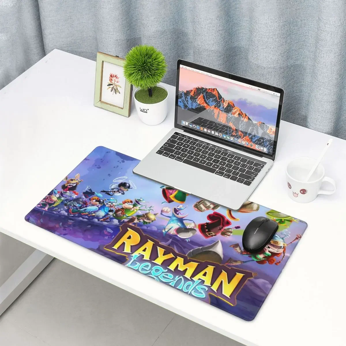 Large Mouse Pad Cartoon Games Rayman Legends Gamer PC Laptop Mats Keyboard Carpet Computer Gaming Office Accessories Desk Mat