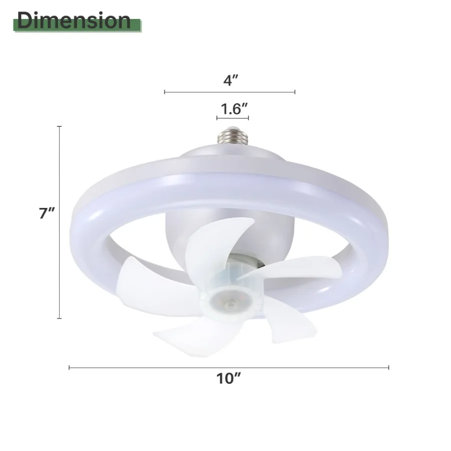 Ventilatori da soffitto in plastica