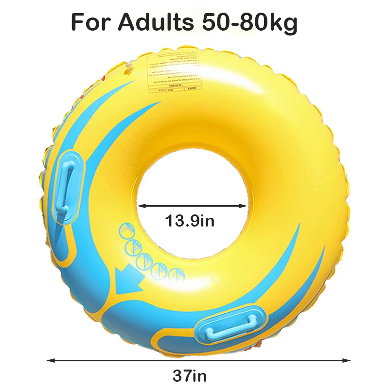 Rurek ponton dla dorosłych ROOXIN nadmuchiwana zabawka nadmuchiwane koło dla dorosłych dzieci pływające koło pływające basen kąpielowy sprzęt do