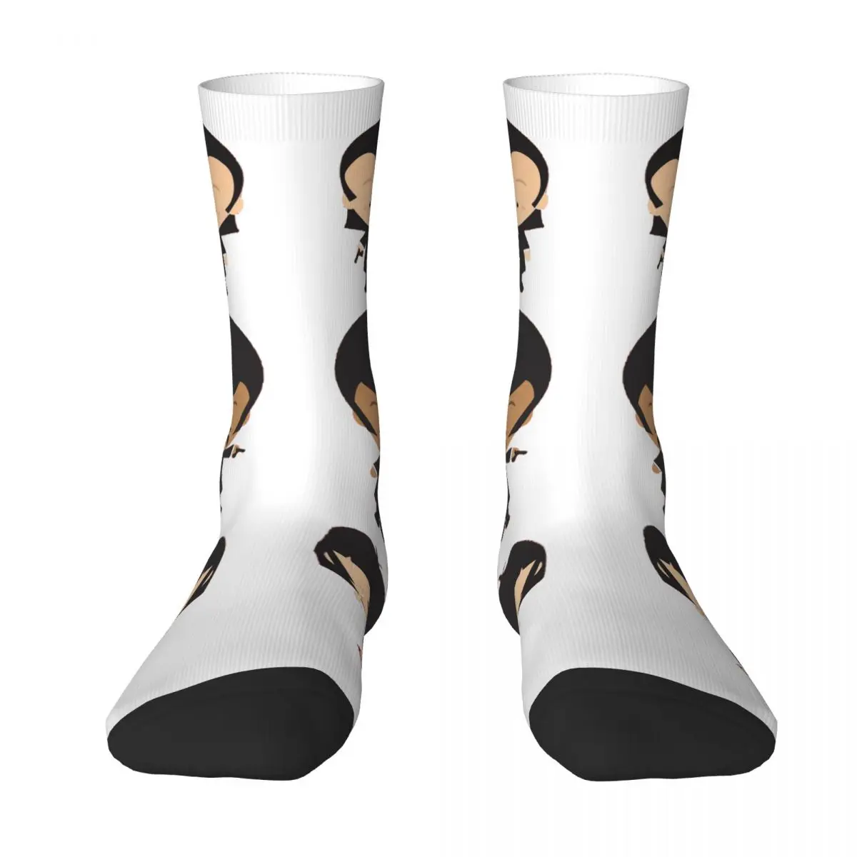 Crazy Design Pulp Fiction basket 11 calzini Unisex, calzini felici con stampa 3D antivento Street Style Crazy Sock